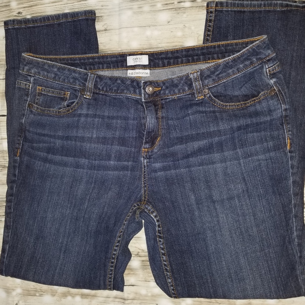 Liz Claiborne size 18 city fit straight leg jean